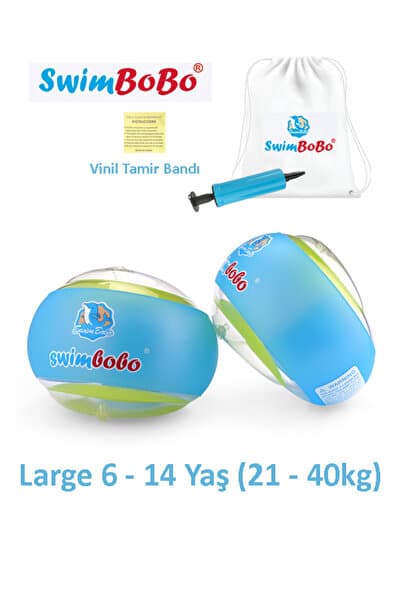 Swimbobo Large Yuvarlak Yüzme Yardımcısı Kolluk 6-14 Yaş (19-40KG) Large