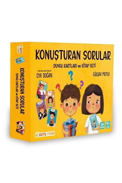 Bi Kutu Oyun Konuşturan Sorular-Duygu Kartları ve Kitap Seti