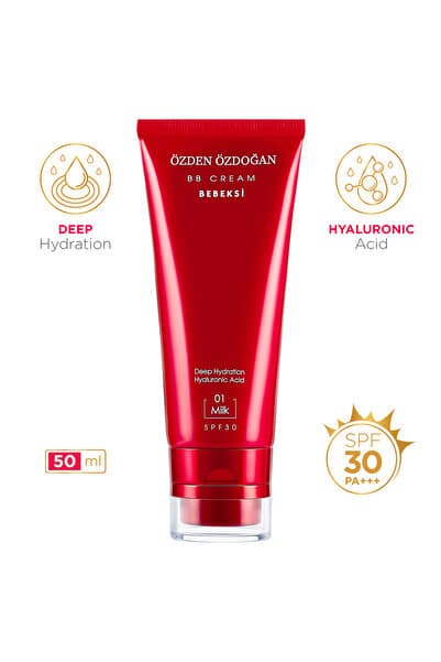 ÖZDEN ÖZDOĞAN Bb Krem Bebeksi Milk 01 Spf 30 (50ML)