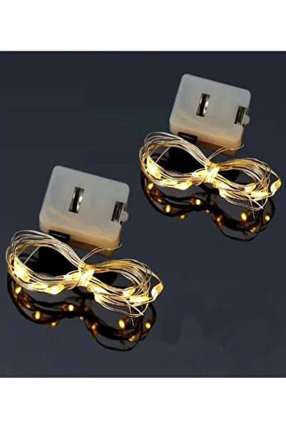 Genel Markalar 1 Metre Peri Led Mini Güç Kutulu Dekoratif led Piller Dahildir 1 adet