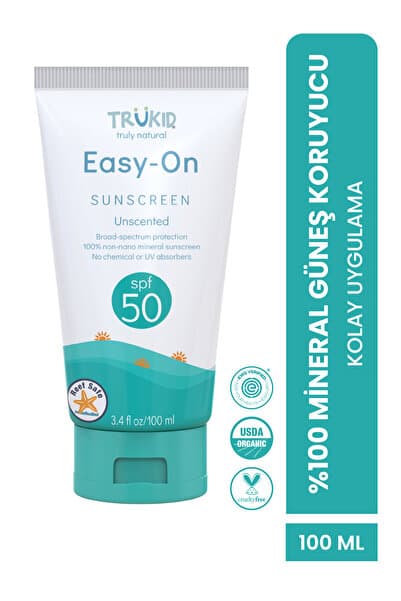 Trukid Mineral Filtreli Çocuk Güneş Kremi SPF 50+ 100 ml | Hassas Ciltler İçin Kolay Uygulama