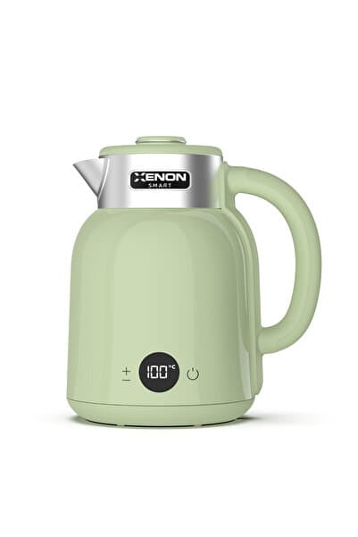 Xenon Smart Akıllı Kettle | Mobil Kontrol, Wifi, 1.5 Lt, Çelik, 2200W, Sesli, Akıllı, Su Isıtıcı (Yeşil - X7101)