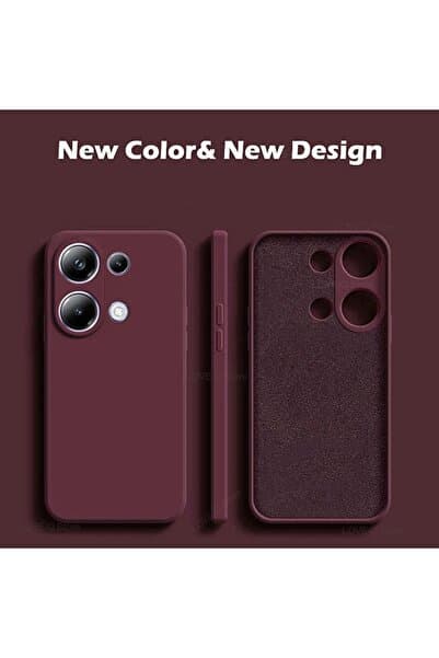 casetube Xiaomi Redmi Note 13 Pro 4G Kılıf Kamera Korumalı Leke Yapmayan Kadife İç Kaplamalı Kılıf