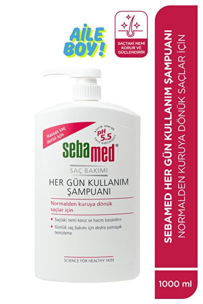 Sebamed Her Gün Kullanım Besleyici Onarıcı Kuru ve Hassas Saçlar İçin Şampuan 1000 ml