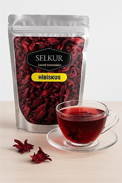 SELKUR Hibiskus Çayı 100gr Çiçek Hibiskus