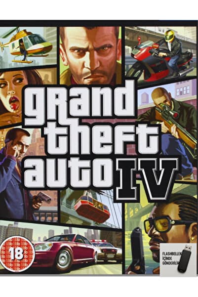 Tigdes 🎮 GTA 4 IV PC Oyunu | Kuruluma Hazır Flash Bellek | Windows Uyumlu | Açık Dünya Aksiyon Macera