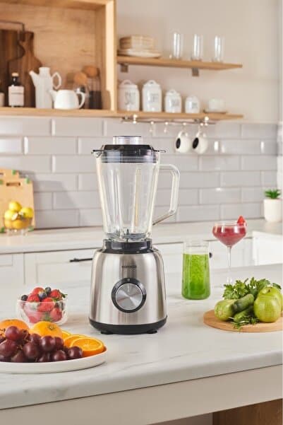 Inox 1.5 Lt Cam Hazneli Smoothie Blender
