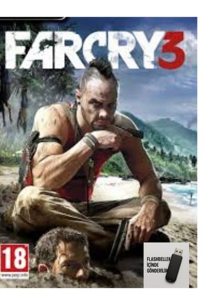 Tigdes 🎮 Far Cry 3 PC Oyunu | Kuruluma Hazır Flash Bellek | Windows Uyumlu | Açık Dünya FPS Macera