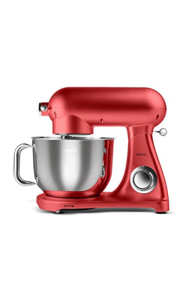 Powercast Chef Döküm Stand Mikser 1800W Mutfak Şefi Kırmızı
