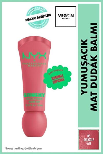 NYX Professional Makeup Smushy Yumuşacık Mat Dudak Balmı - 05 Snuggle Szn