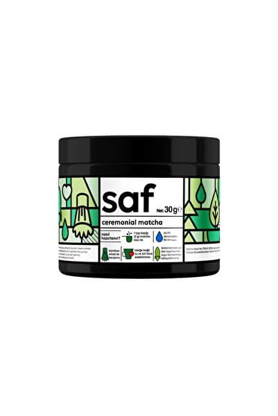 Saf Ceremonial Grade Matcha 30 Gr