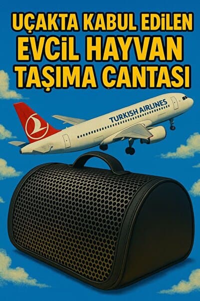 yalıpet Kedi Köpek Taşıma Kafesi | Çantası | Kabin Boy | Uçak Onaylı | 10 Kg | 40x30x23 Cm Askısız