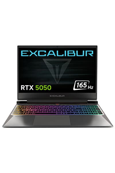 CASPER Excalibur G870 i7-13620H 32GB 1TB 115W RTX5050 165HZ 15.6" Freedos Gaming Laptop G870.1362-DF50X-C