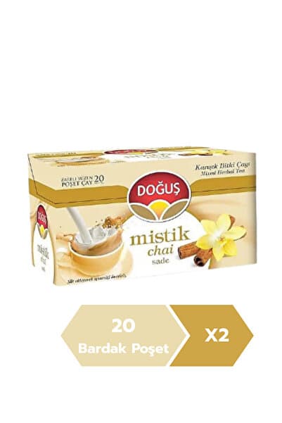 Doğuş Mistik Chai Sade Karışık Bitki Çayı 20’li X 2 Adet