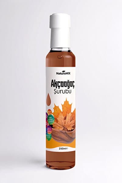 NaturaMİX Akçaağaç Şurubu 250 ml (Doğal Tatlandırıcı ve Sos)