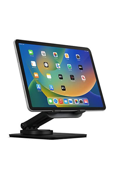 Fibaks 4 Eksenli 360 Derece Teleskopik Tüm Tablet Ve Telefonla Uyumlu Ayaklı Stand Tablet Tutucu