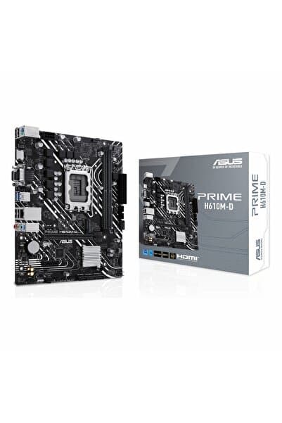 ASUS Prime H610M-D DDR5 (5600MHz)OC M.2 VGA/HDMI PCIe 4.0 1700P mATX Anakart