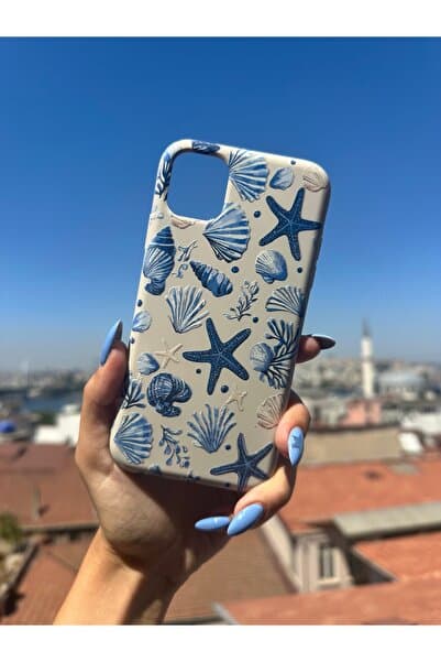 Mobildizayn SAMSUNG A05 Uyumlu Mavi Deniz Yıldızı Desenli Telefon Kılıfı K190