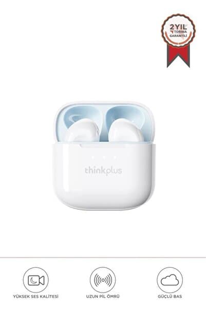 LENOVO Bluetooth Kulaklık Kulak İçi Thinkplus Kablosuz Kulaklık LP23 Beyaz