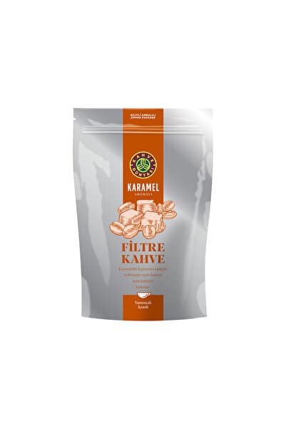 Kahve Dünyası Karamel Aromalı Filtre Kahve Kağıt Filtre Çekim 250 gr