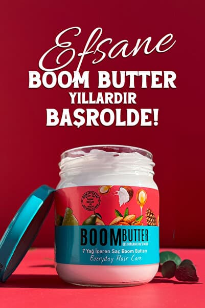 BOOM BUTTER 7 Yağ Içeren Besleyici Ve Nemlendirici Saç Bakım Yağı 190 ml