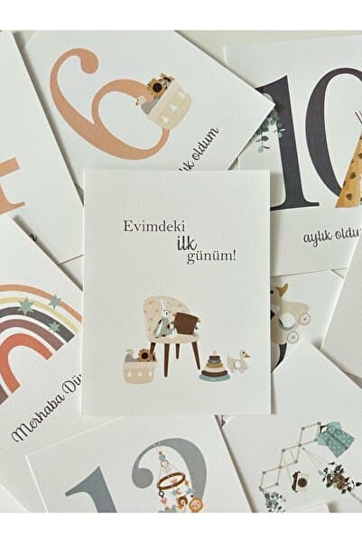 HAYYRAL Bebek Anı Kartı Hamile Anı Kartları Anı Kartı Modelleri Bebek Aylık Konsept Fotoğraf Çekimi