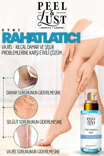 PEEL & LUST Va-ris Nemlendirici Bacak Bakım Kremi (V.ARİS, S.ELÜLİT, L.İPÖDEME ÖZEL)