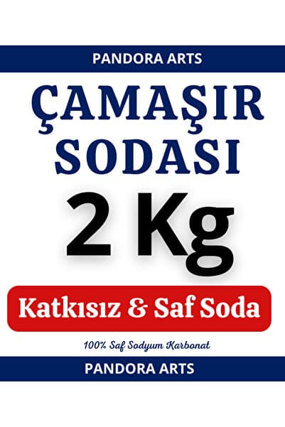 Çamaşır Sodası Sodyum Karbonat Eco 2 Kg Çamaşır Deterjanı Ağartıcı Katkısı Kireç Önleyici