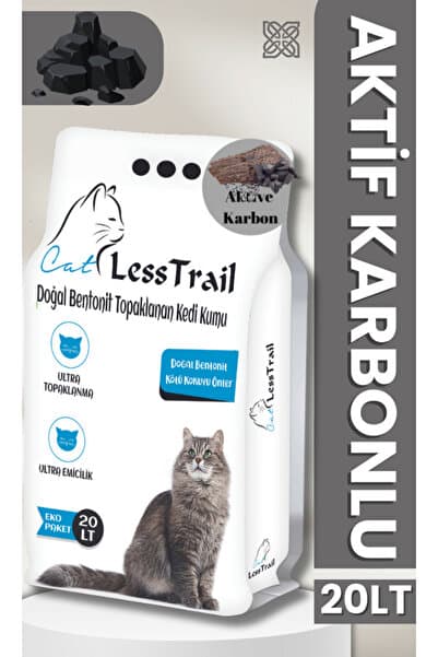Trail 20 Lt Ince Tane Aktif Karbon Kedi Kumu
