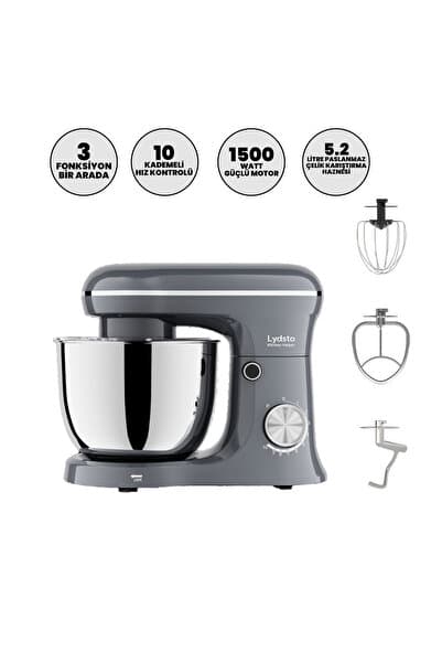 Kitchen Helper Pv-4700 1500w-5.2 Litre -10 Kademe Hız Ayarı Stand Mikser Hamur Yoğurma Makinesi Ant