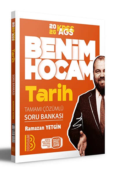 Benim Hocam Yayınları 2026 KPSS AGS Tarih Tamamı Çözümlü Soru Bankası