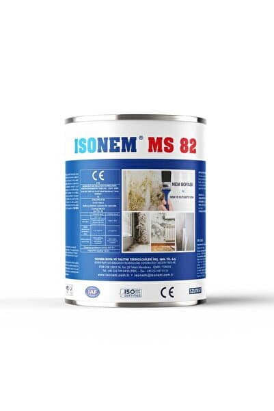 Isonem Ms 82 Rutubet Nem Küf Boyası 1 Kg Beyaz