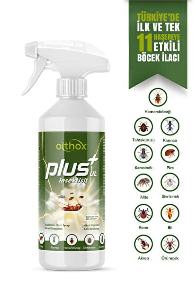 Oithox Plus Ul 500ml Hamam Böceği,Karınca,Kokarca,Tahta Kurusu,Sivrisinek,Karasinek,Kene,Pire,Haşere Ilacı