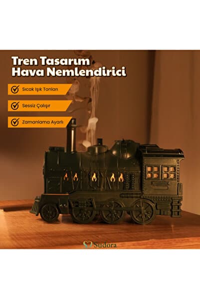 sudora Tren Tasarımlı Hava Nemlendirici - Kumandasız
