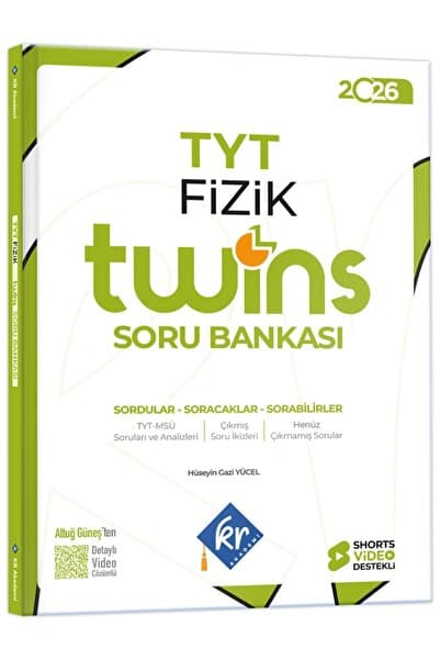 KR Akademi Yayınları 2026 TYT Twins Fizik Soru Bankası