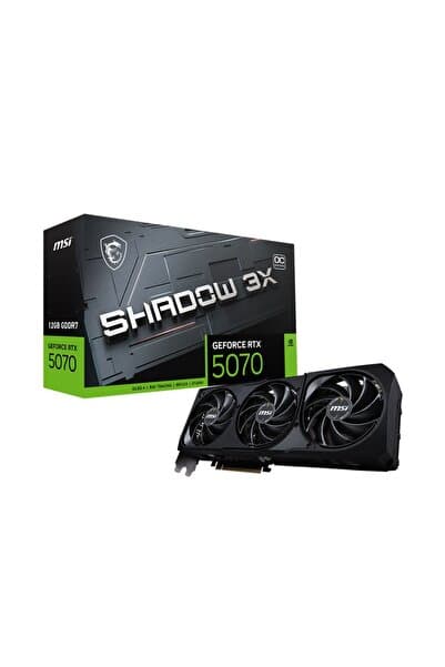 MSI GeForce RTX 5070 12GB Shadow 3X OC GDDR7 192Bit DX12 Gaming (Oyuncu) Ekran Kartı