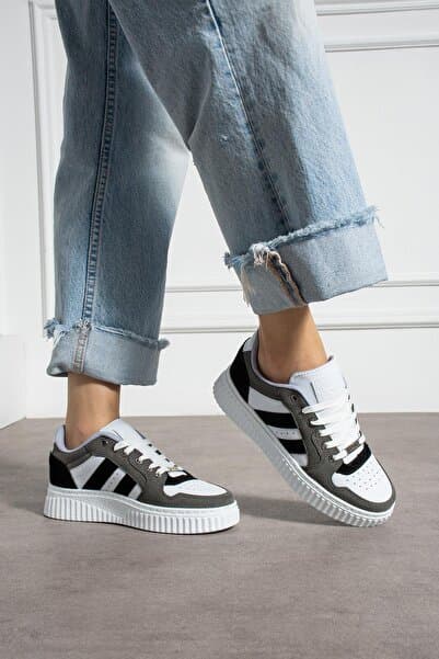 L.A Polo Beyaz Füme Günlük Kadın Sneaker