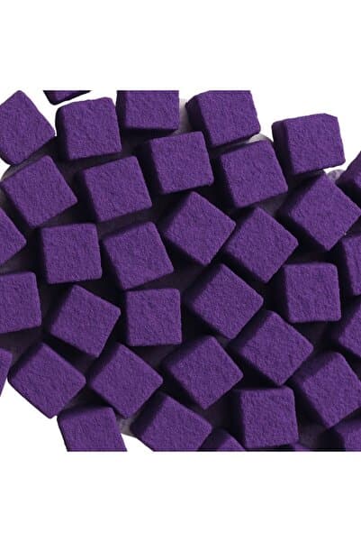 Alze Kimya Hobi Violet Mor Granül Pigment | Ultra Yoğun Renkler | Yoğun Mum Boyası | Küp Formunda 15 Gr