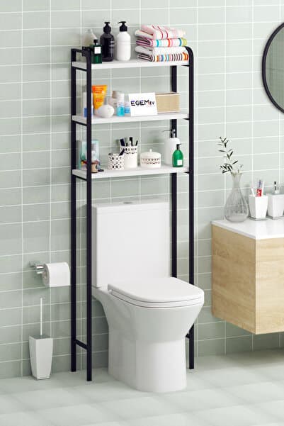 Klozet Üstü Düzenleyici Raf Banyo Düzenleyici Klozet Üstü Raf Banyo Raf Dolap