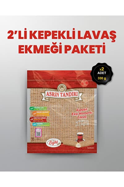 Asrın Tandırı 2'Lİ PAKET ( 2 paket Ekşi Hamurlu Kepekli Lavaş Ekmeği)