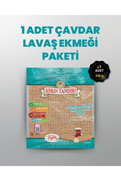 Asrın Tandırı 1 Paket Ekşi Hamurlu Çavdar Lavaş Ekmeği