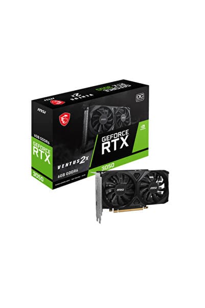 MSI GeForce RTX 3050 VENTUS 2X E 6G OC 6GB GD6 Ekran Kartı