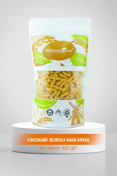 White Organic Organik Burgu Makarna 400 Gr