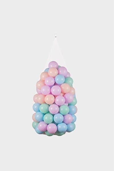 ATLAS BABY&CHILD Renkli 50'li 6 cm Top Seti, Çocuklar İçin Güvenli ve Eğlenceli Oyun Malzemesi