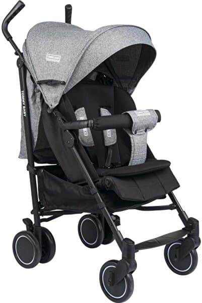 Tommybaby Luppo Black Tam Yatar Baston Bebek Arabası Puset