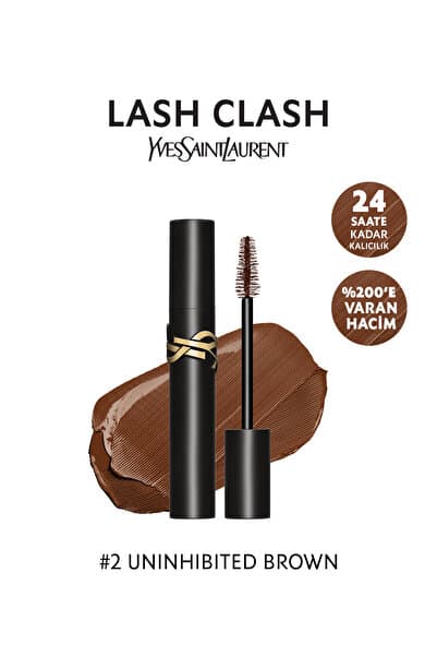 Yves Saint Laurent Lash Clash Yüksek Hacim Veren Kahverengi Maskara 3614273913799