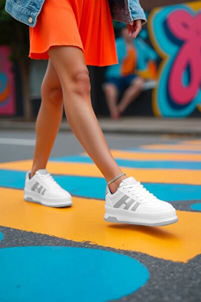 Dark Seer DS Sage Beyaz Gri Kadın Sneaker