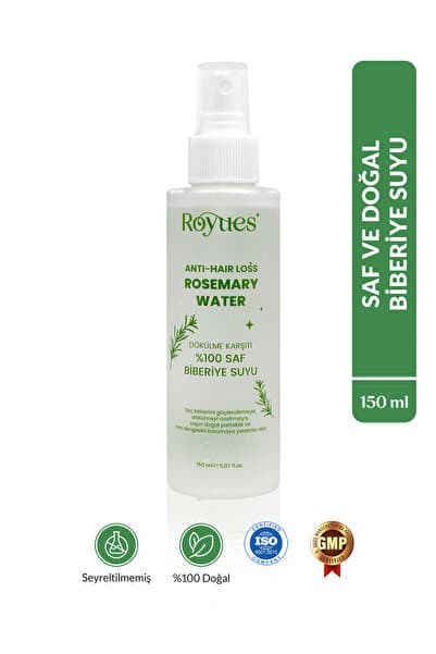 Biberiye Suyu Dökülme Karşıtı Ve Saç Uzatma Etkili Saç Toniği 150 ml Pure Rosemary Water