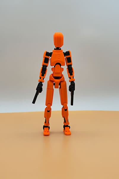 OVERMAX Robot 13 Dummy Turuncu Siyah Eklemleri Hareketli Figür Oyuncak - Dummy 13