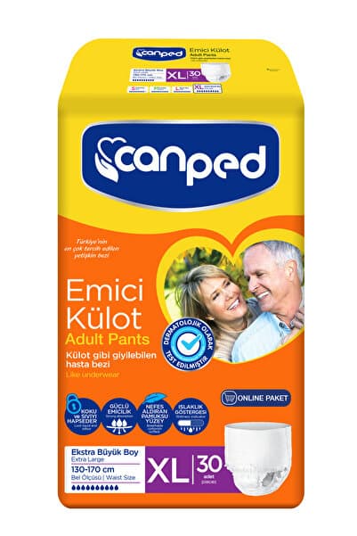 Emici Külot Extra Büyük Boy Large 30 Adet